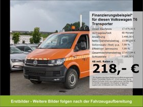 VW T6 Transporter DoKa Pritsche+Plane-StandHzg AHK