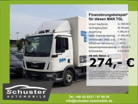 MAN TGL 7.180 4x2 Koffer+LBW-Komfort-Sitz CD-Radio