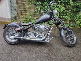 Motorrad Wenzel MW1 Custombike mit Harley-Davidson-Teilen zu verkaufen